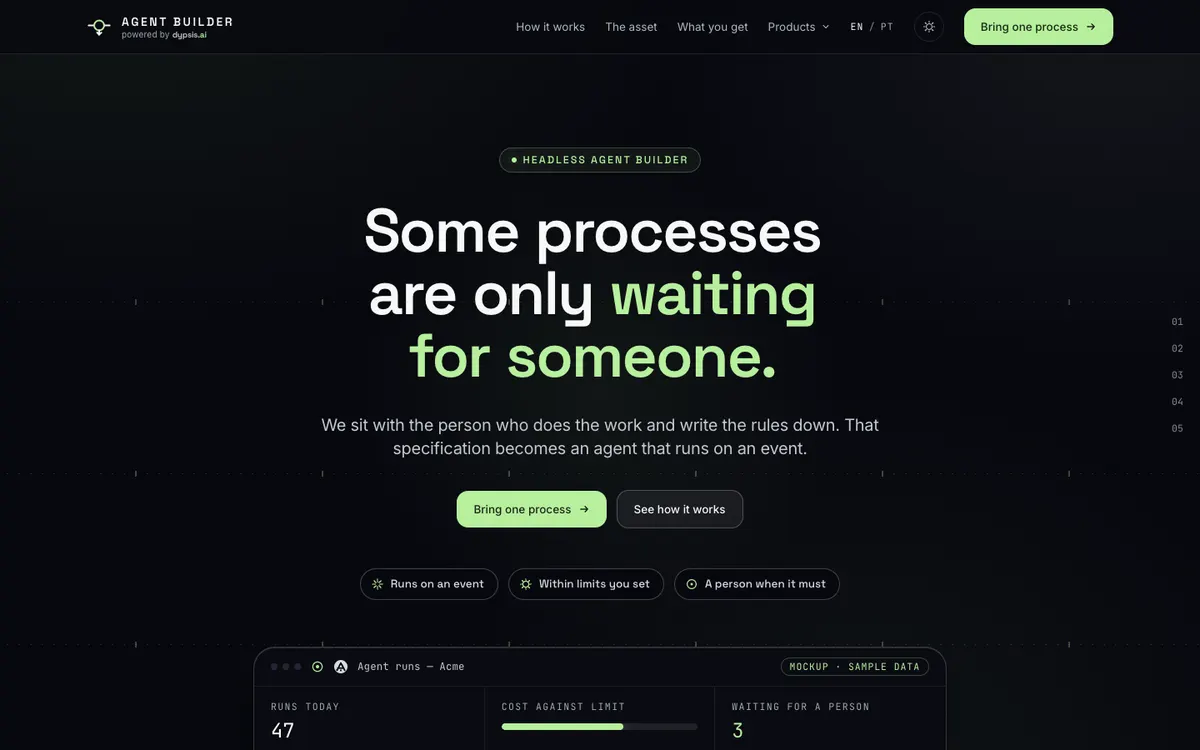 Headless Agent Builder: Agents your team builds for the work it repeats every day